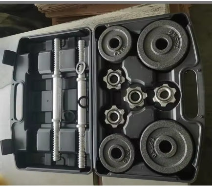 Equipo de gimnasio deportivo ajustable de hierro fundido de alta calidad, juego de mancuernas y pesas para entrenamiento, 10kg